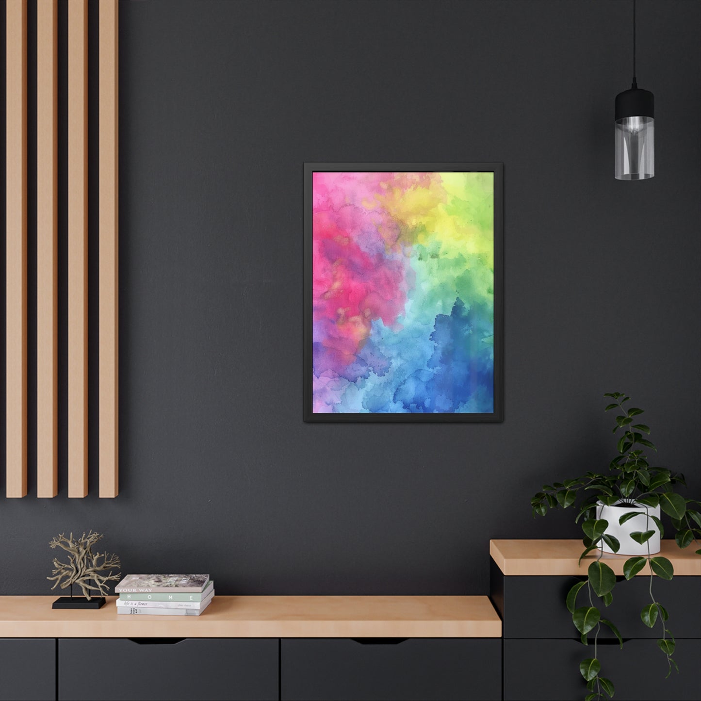 Watercolor Wonderland Framed Poster Art