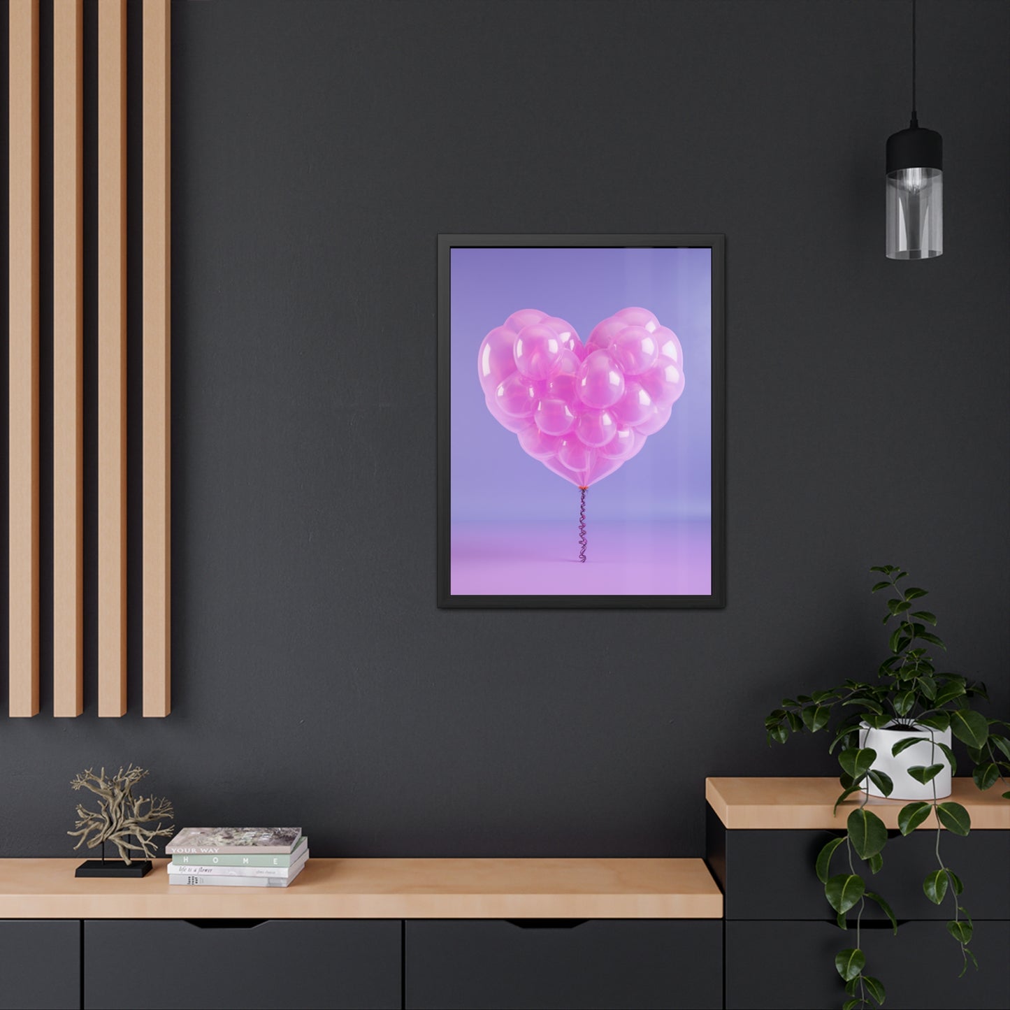 Heart Happy - Framed Art