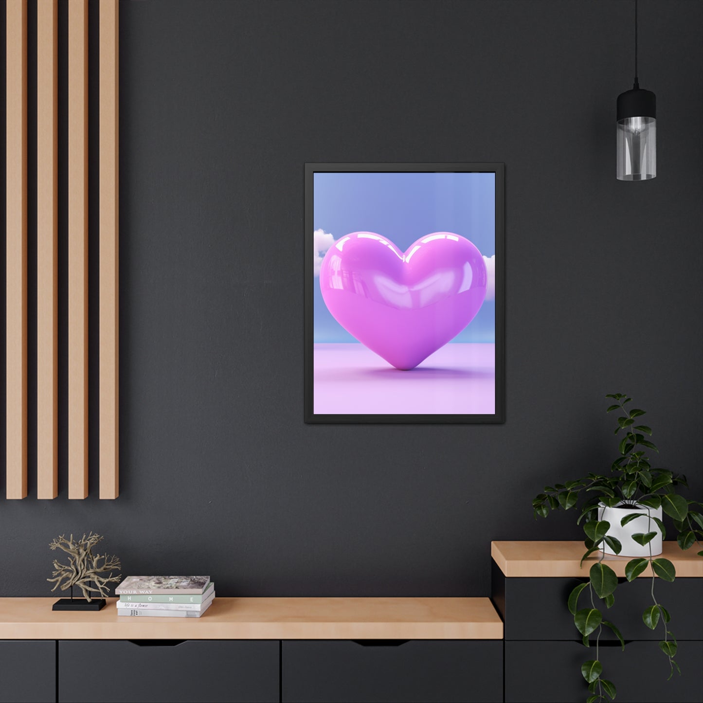 A full heart - Framed Art