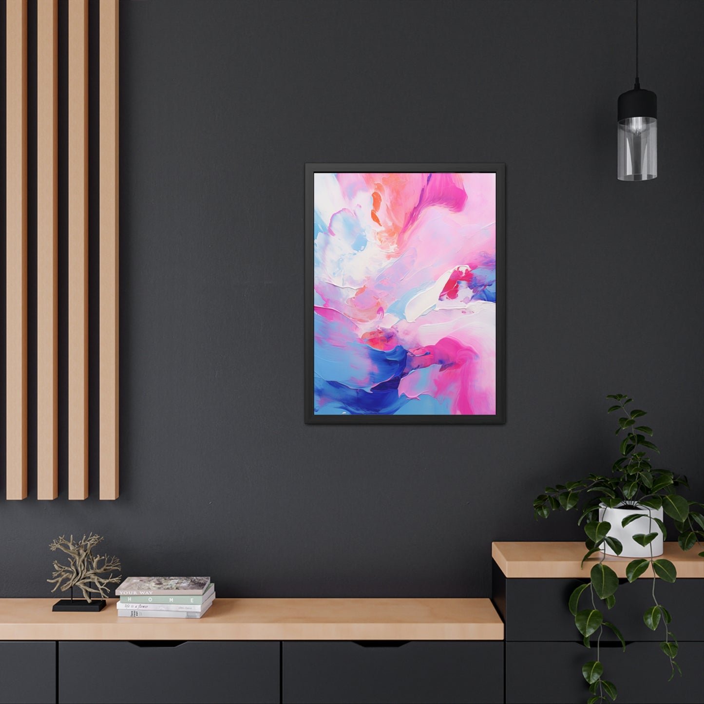 Acrylic Paradise - Framed Art Piece
