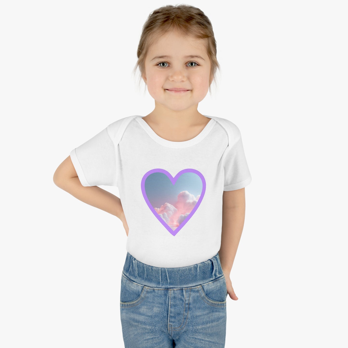 Neon Cloud 9 Baby Onesie