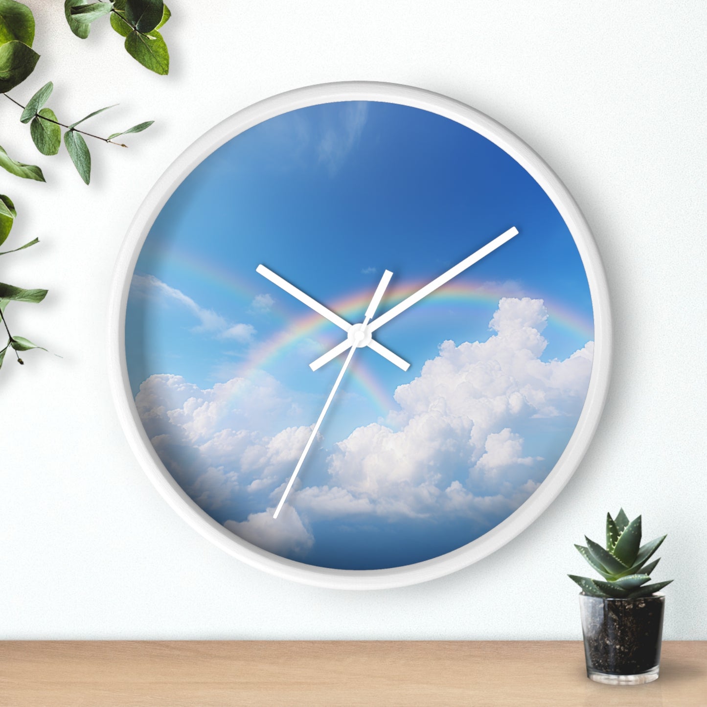 Rainbow Cloud9 - Clock