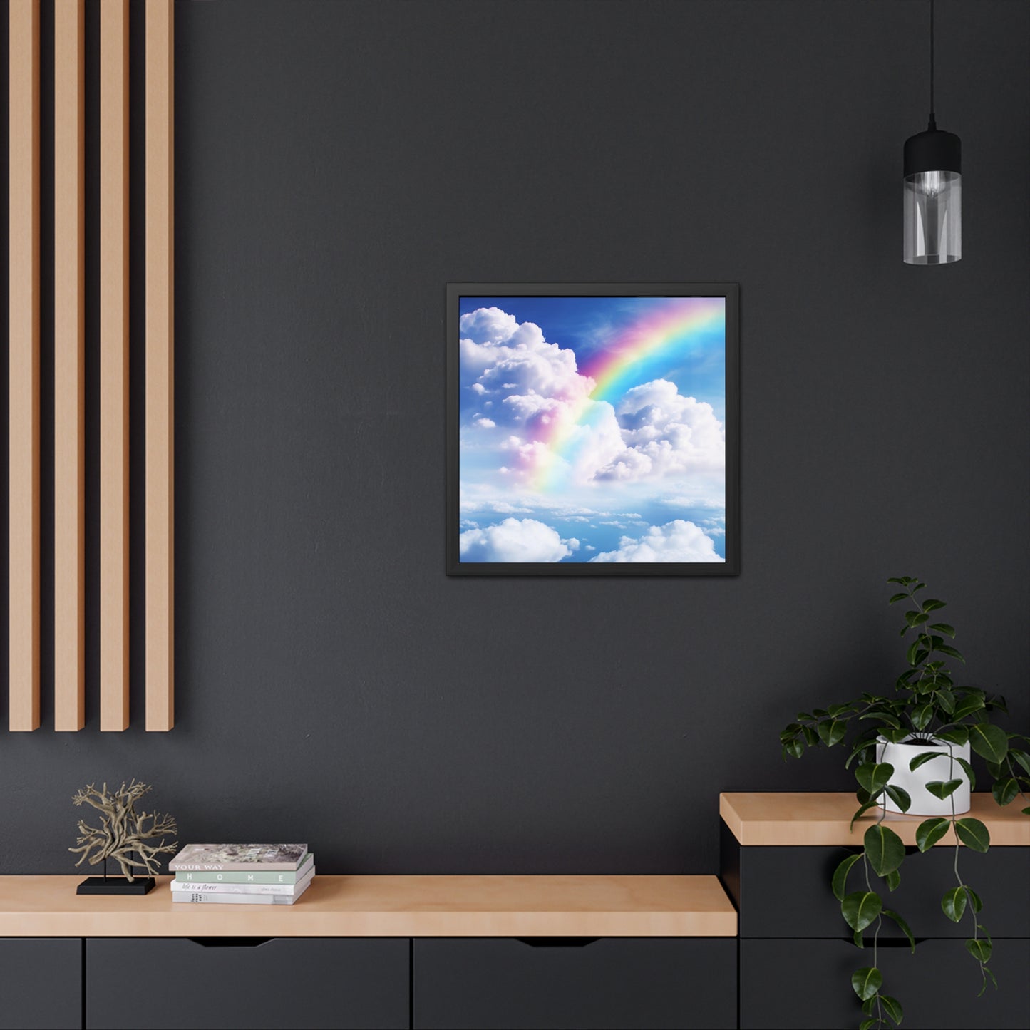 Rainbow. Art.  - Framed Poster