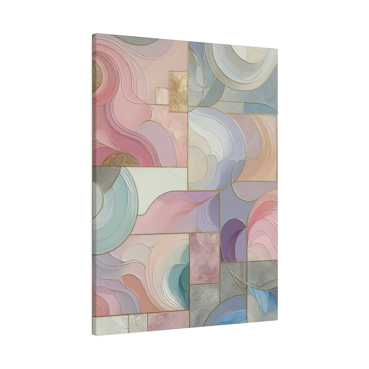 Pastel Watercolor Abstract - Canvas Art