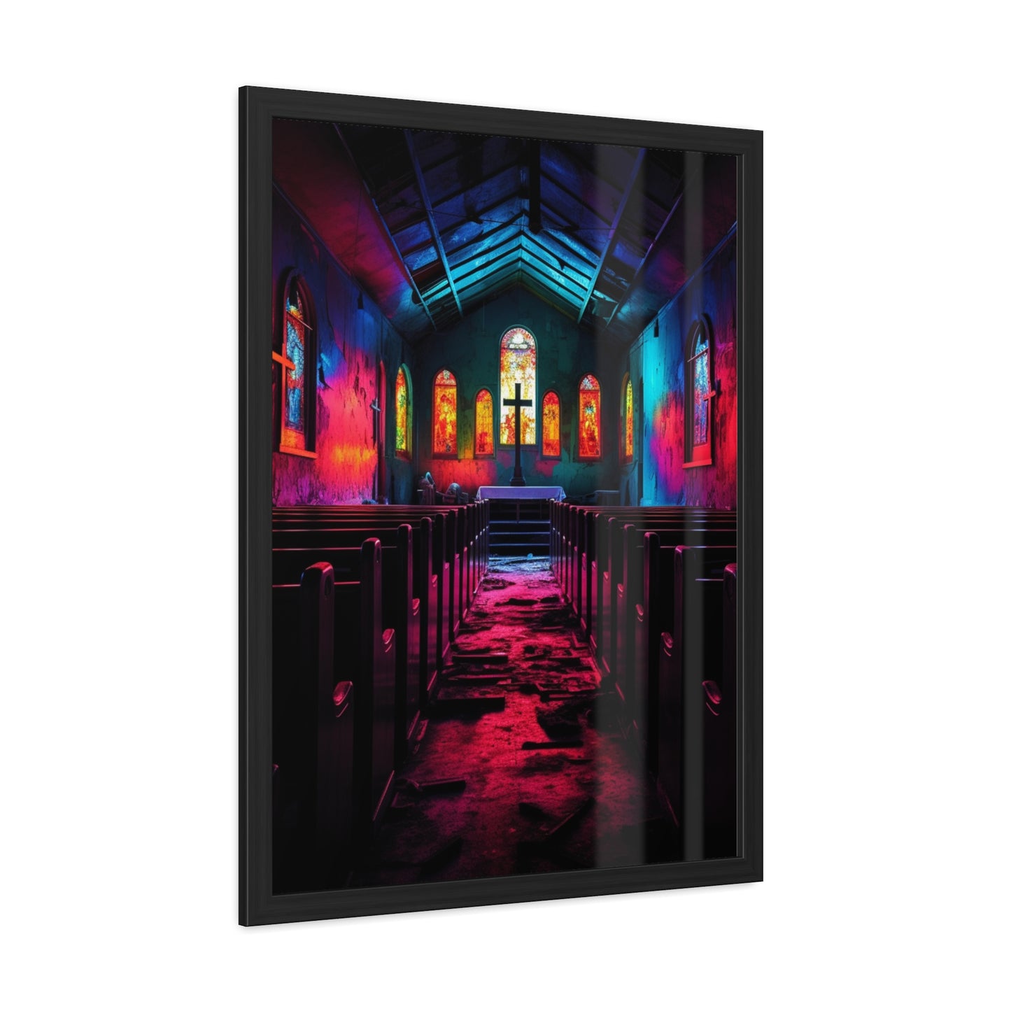 Abandoned Church - Framed Poster Art Inspo