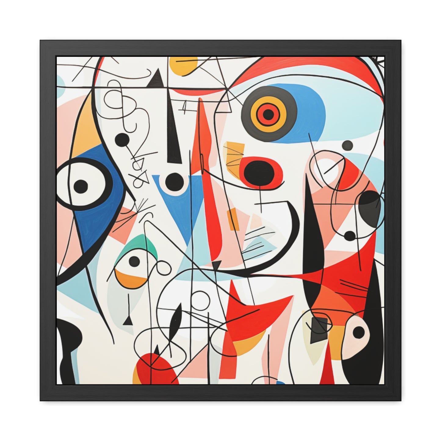 Picasso Inspired Framed Art - Muse