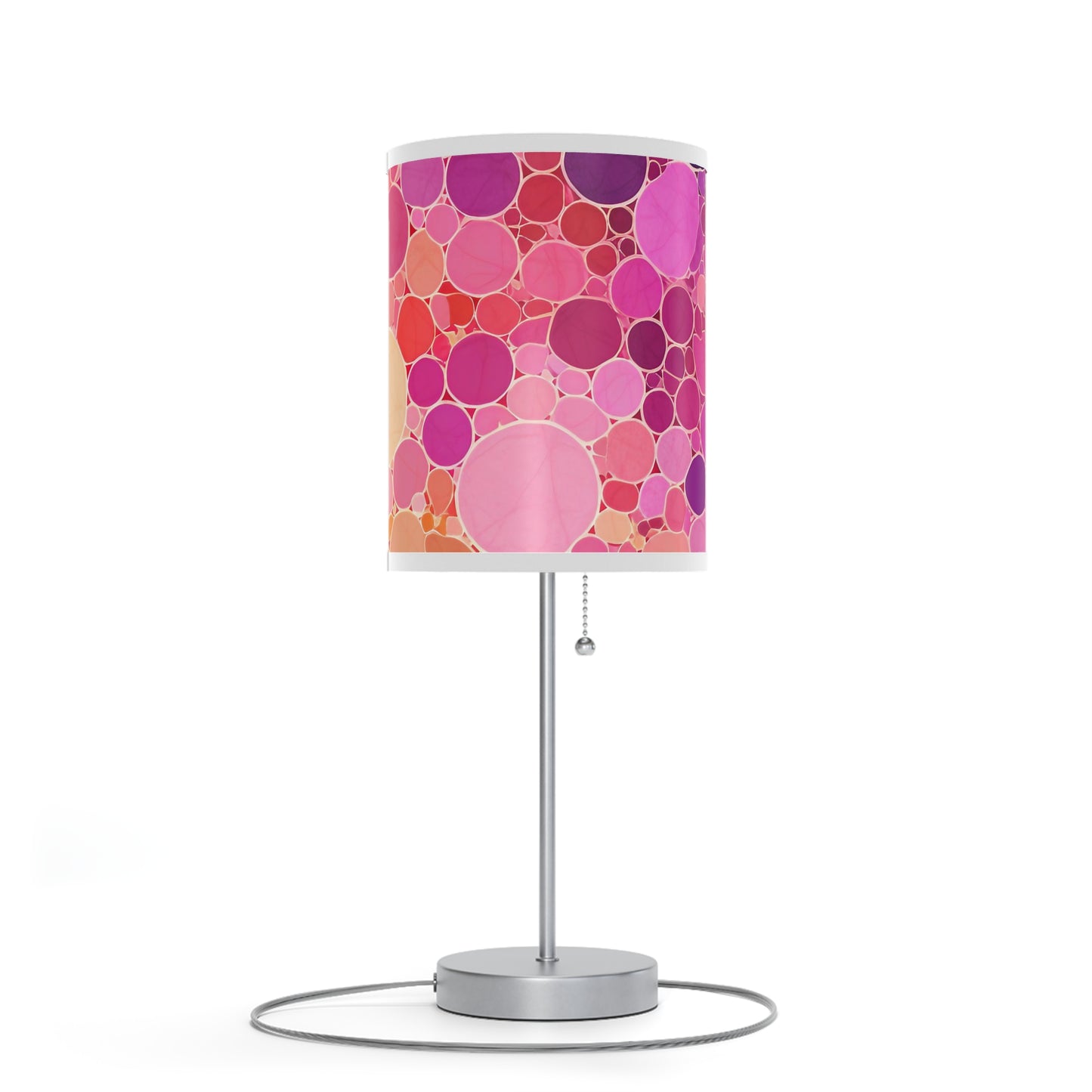 Rose. Red. Mosaic Art - Lamp