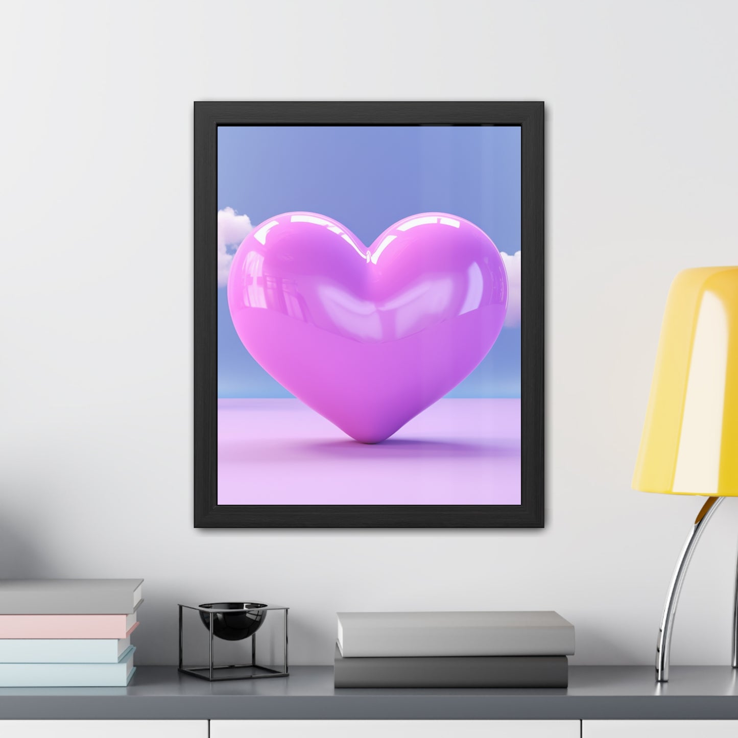 PInk Bubble - Framed Art