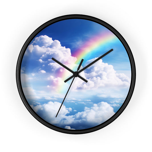 Cloud 9  Rainbow Wall Clock- LINK IN BIO