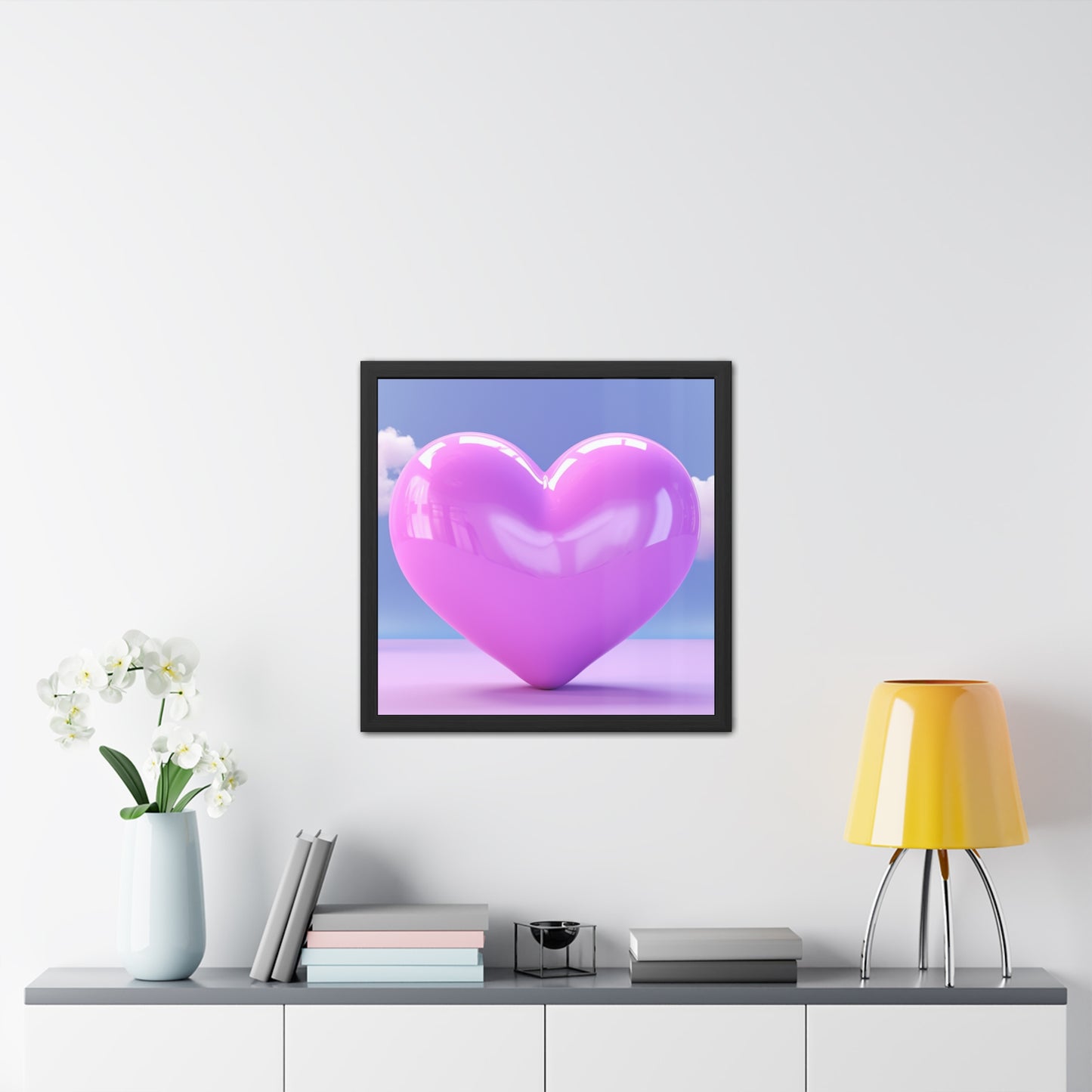 PInk Bubble - Framed Art