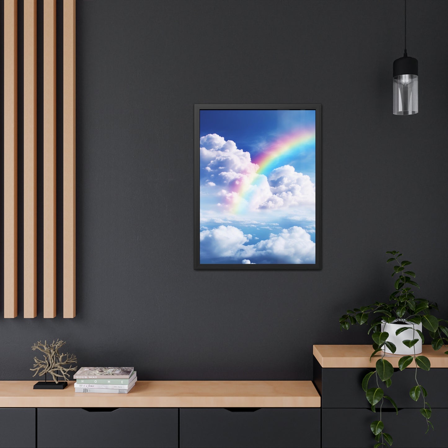 Rainbow. Art.  - Framed Poster