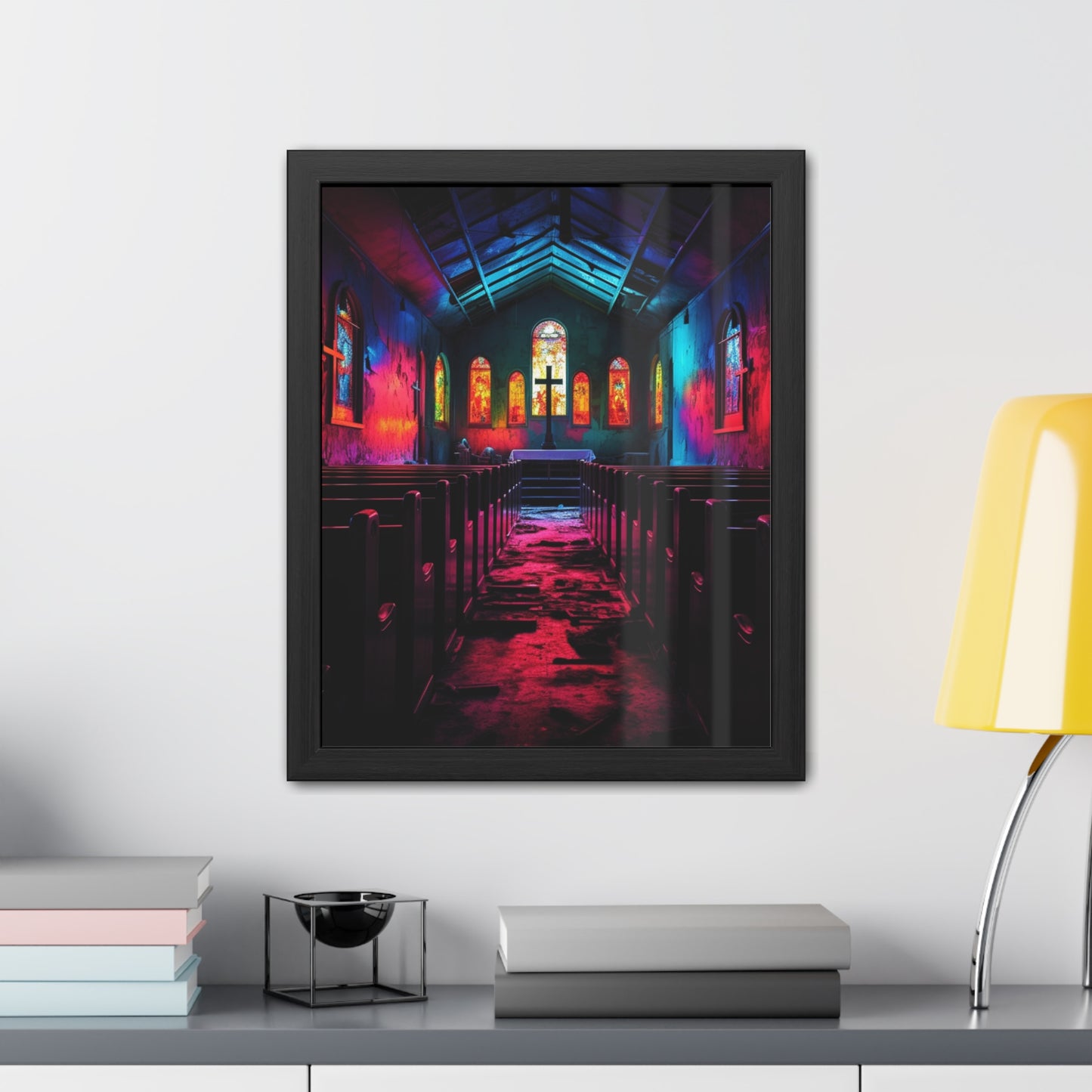 Abandoned Church - Framed Poster Art Inspo