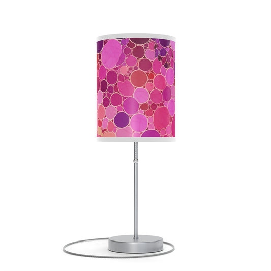 Rose. Red. Mosaic Art - Lamp