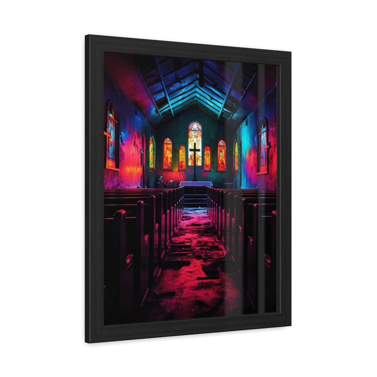 Abandoned Church - Framed Poster Art Inspo