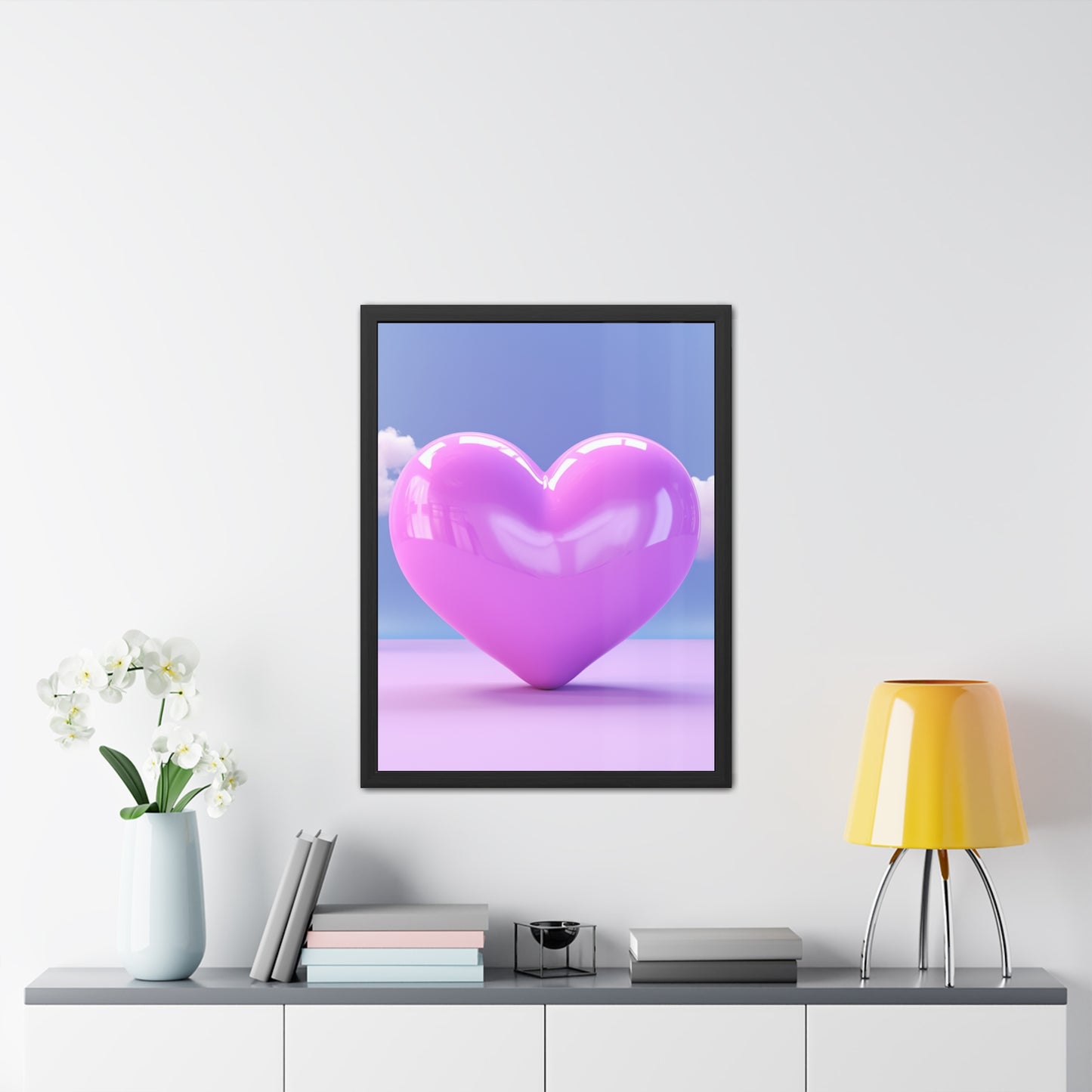 PInk Bubble - Framed Art