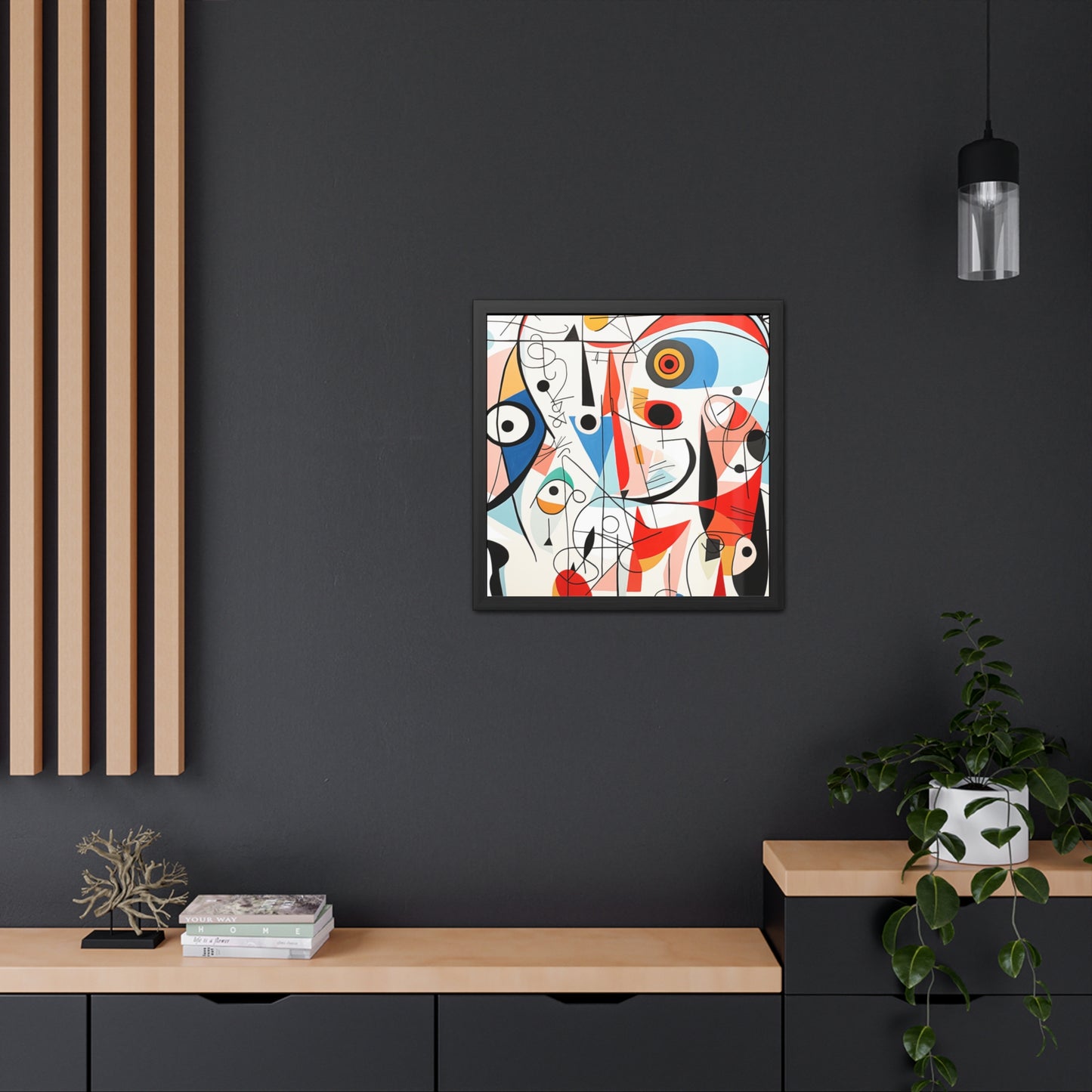 Picasso Inspired Framed Art - Muse