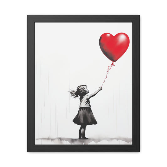 Banksy Inspired  - Framed Art