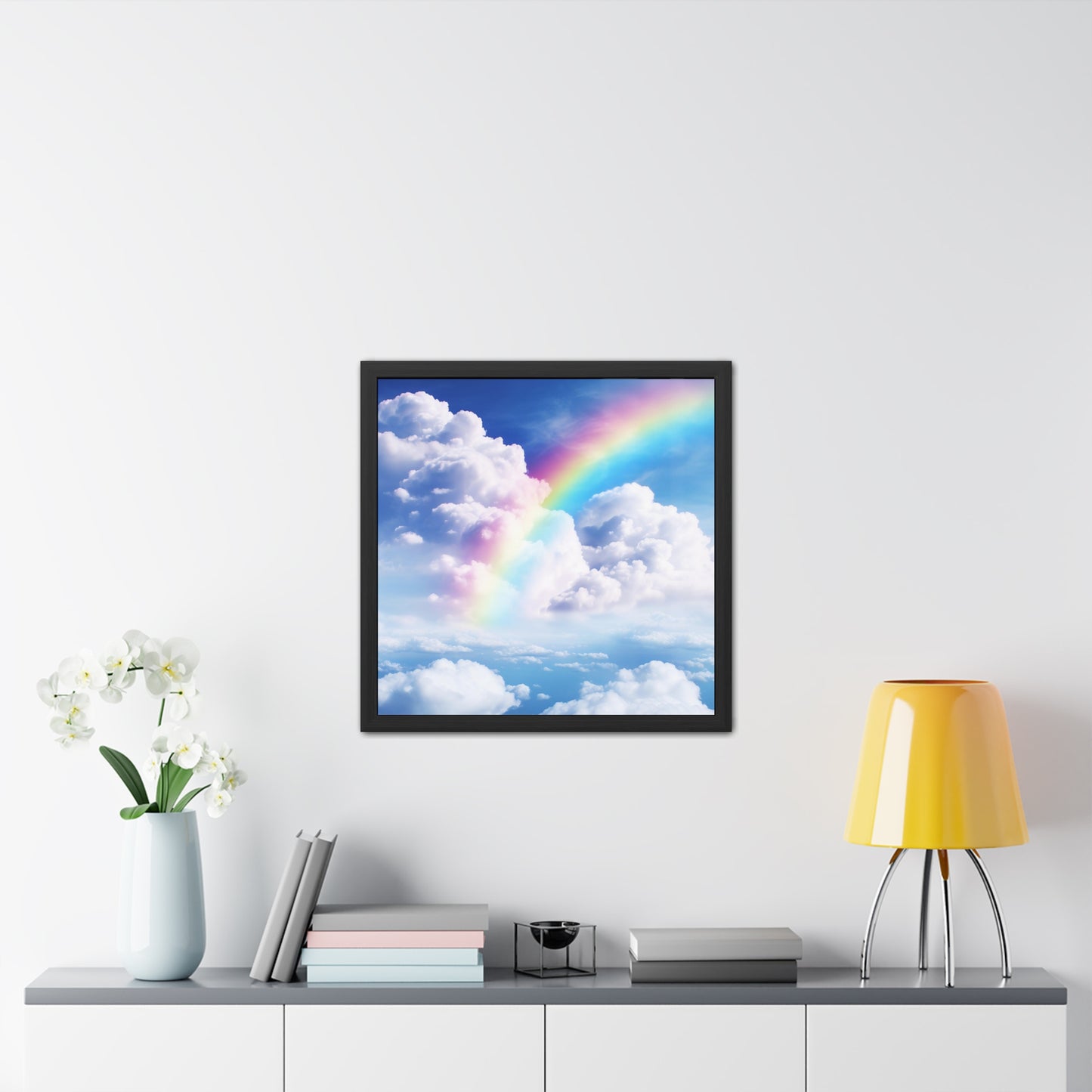 Rainbow. Art.  - Framed Poster