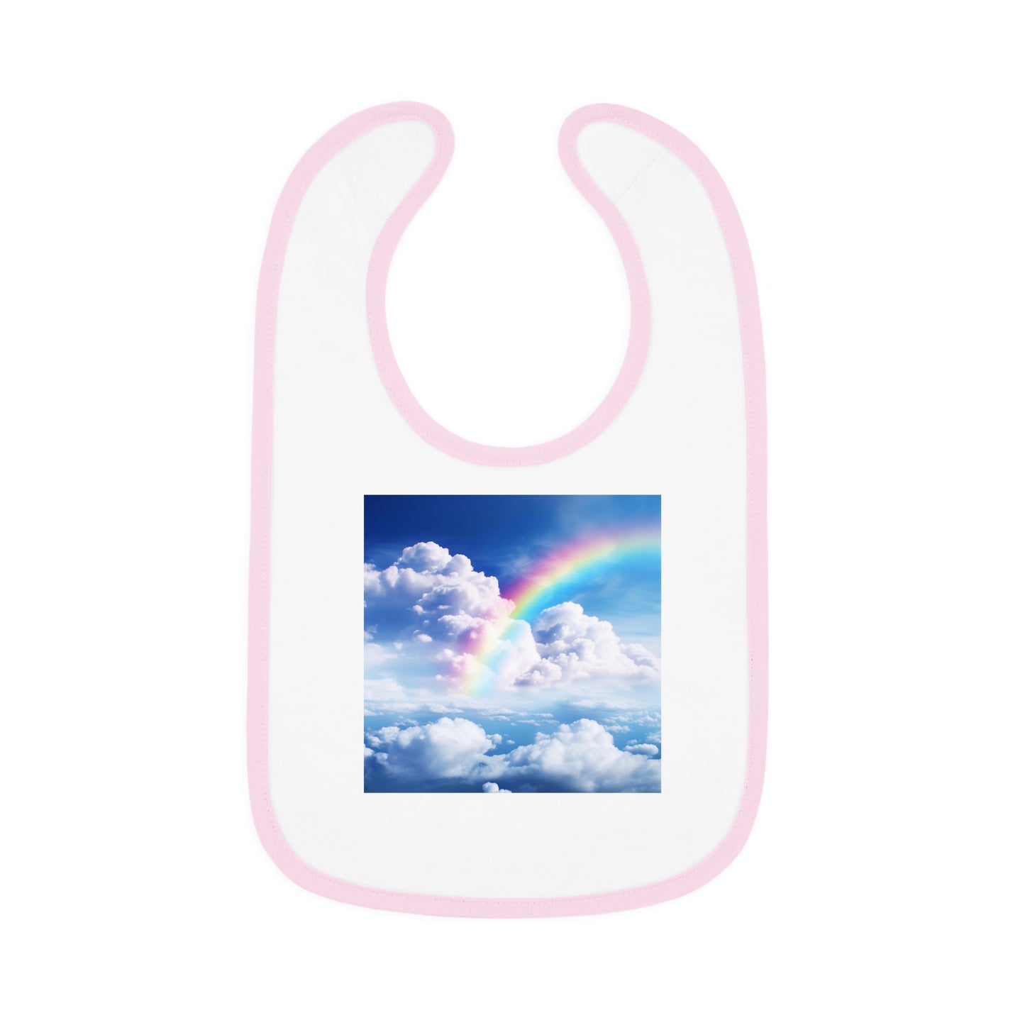 Rainbow Clouds  - Baby Bib