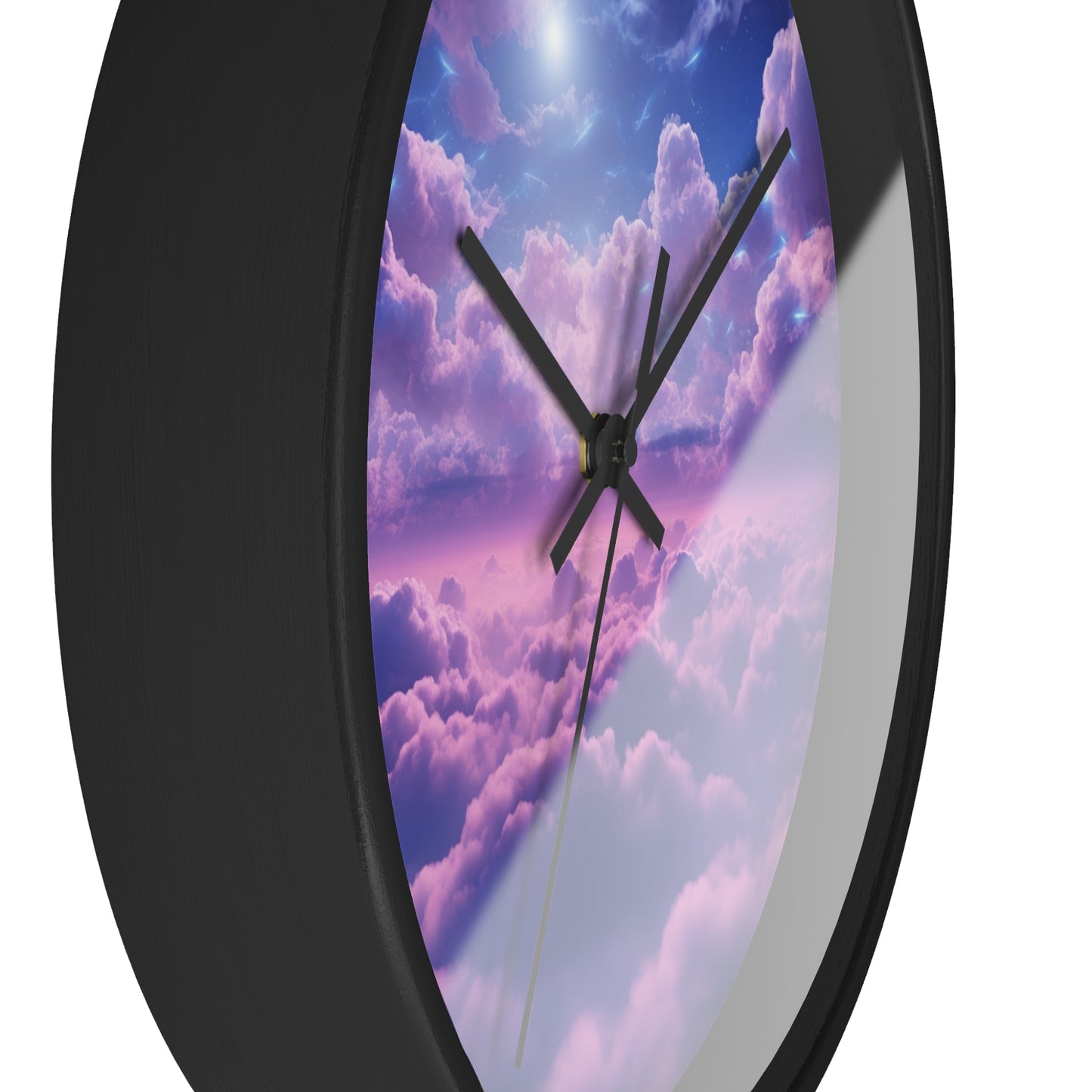 Purple Skies Escapade - Clock Art