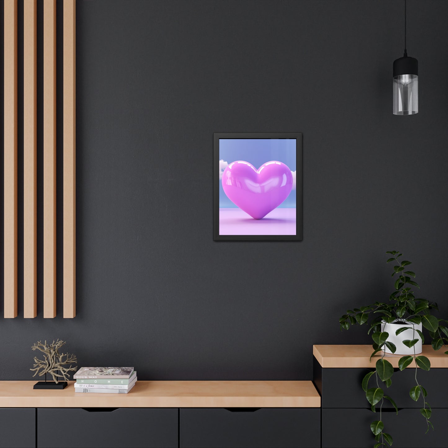 PInk Bubble - Framed Art