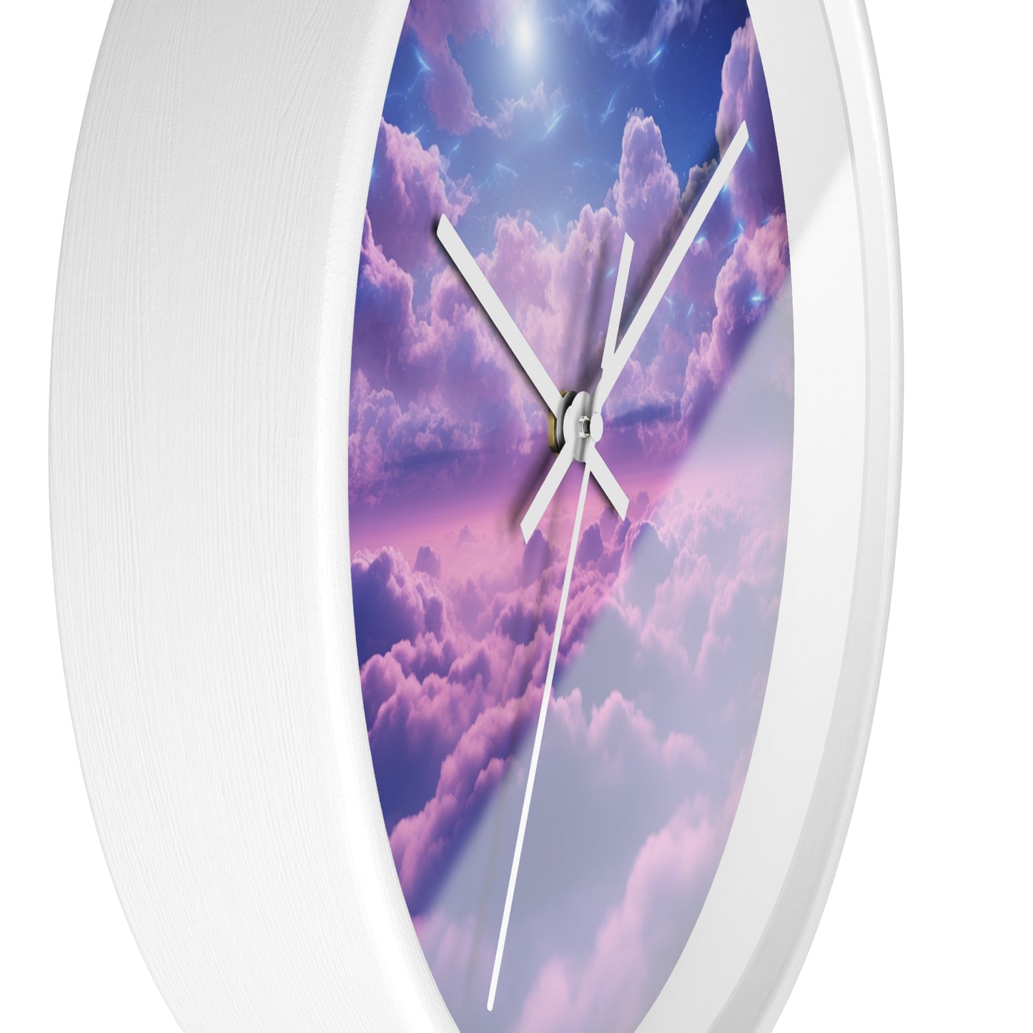 Purple Skies Escapade - Clock Art