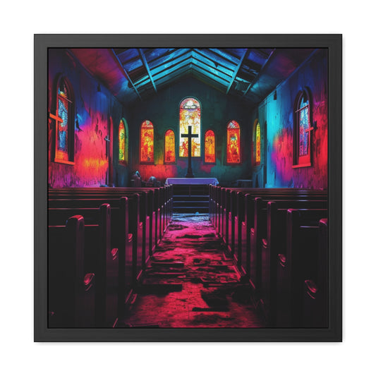 Abandoned Church - Framed Poster Art Inspo