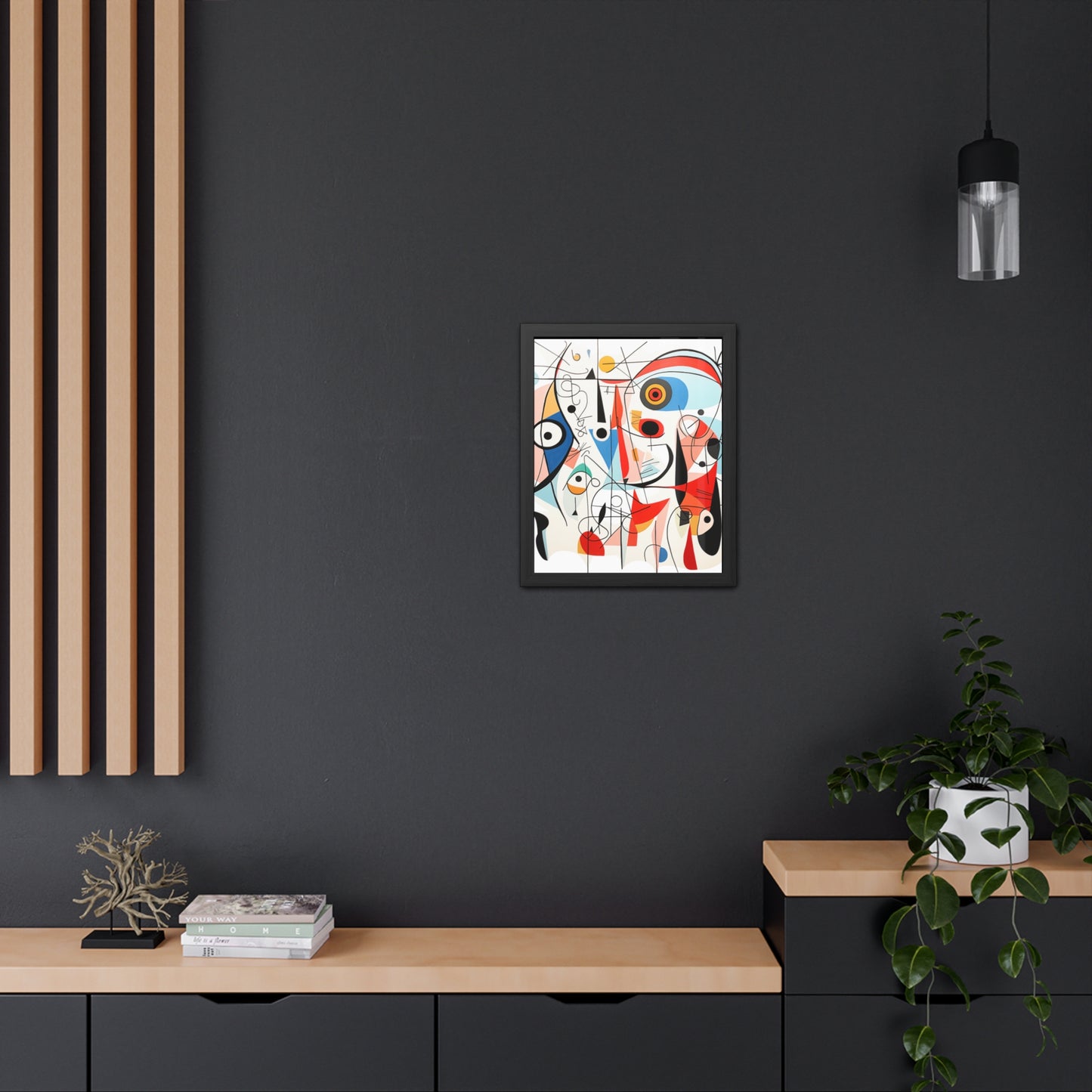 Picasso Inspired Framed Art - Muse