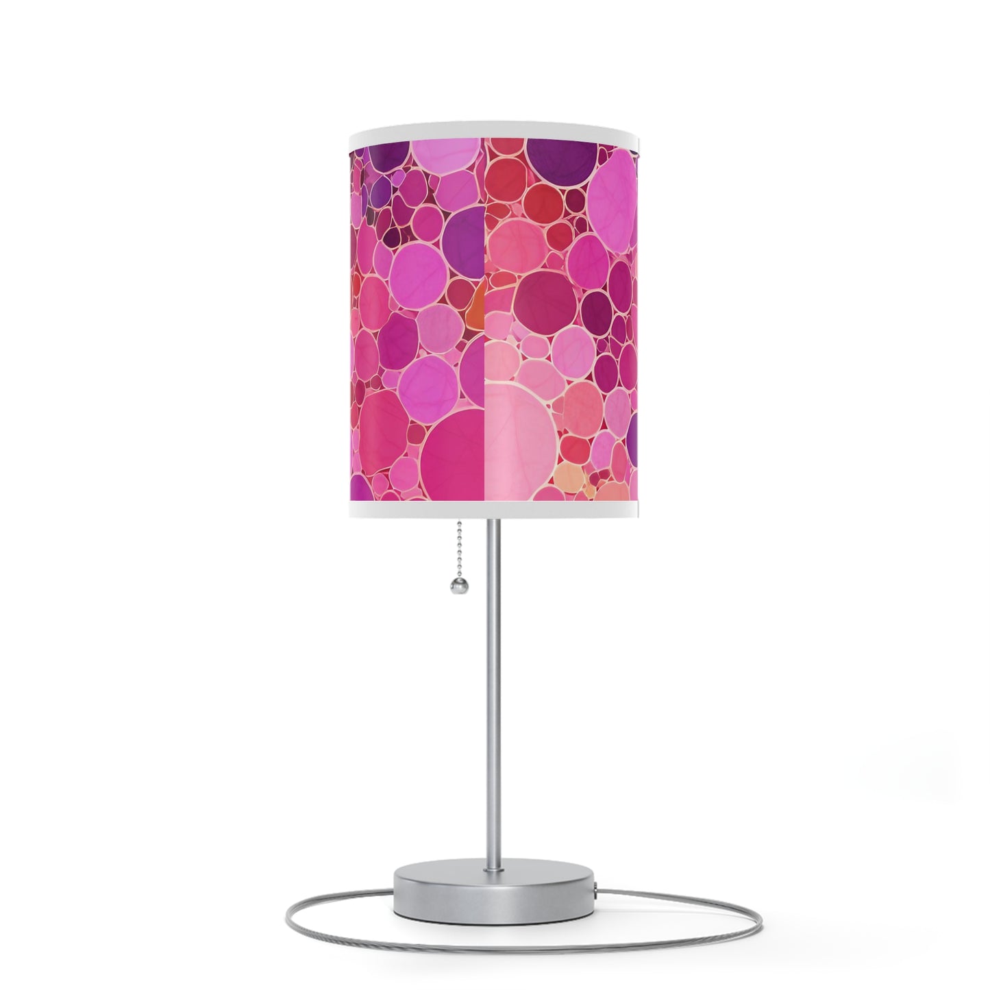 Rose. Red. Mosaic Art - Lamp