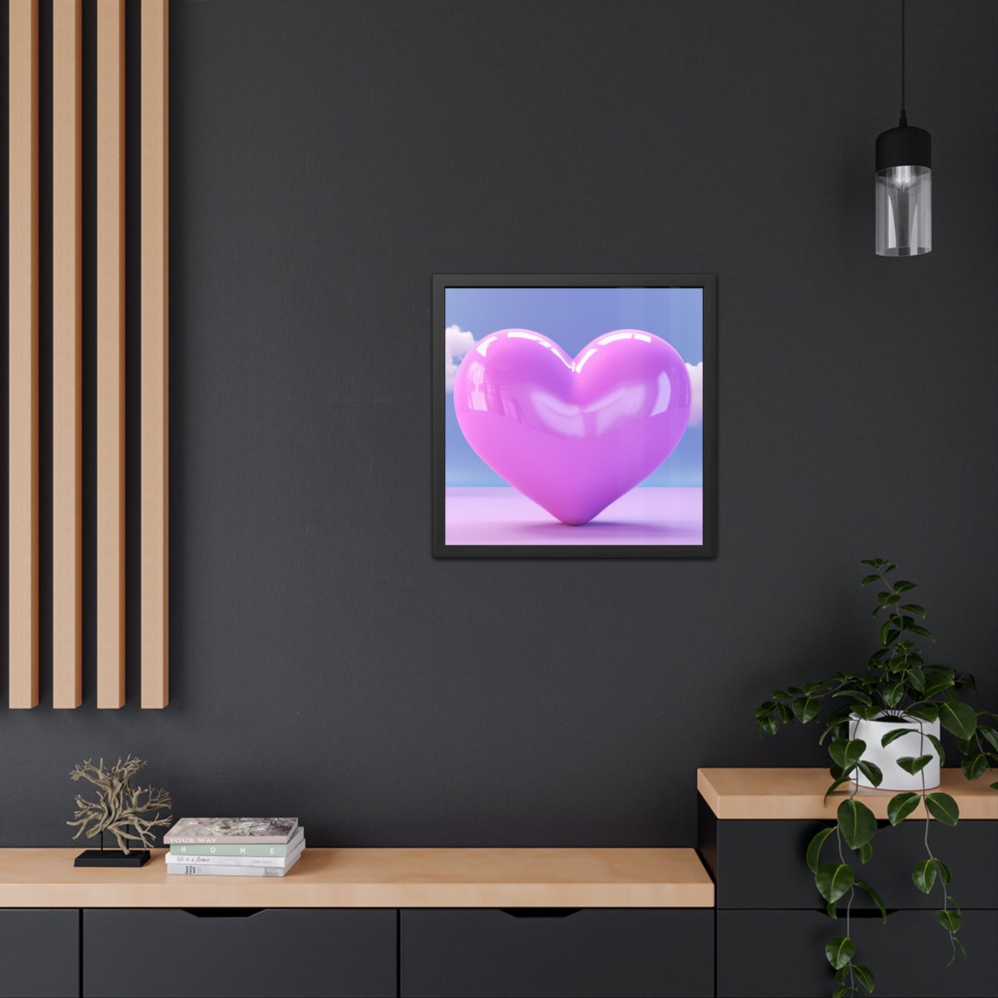 PInk Bubble - Framed Art
