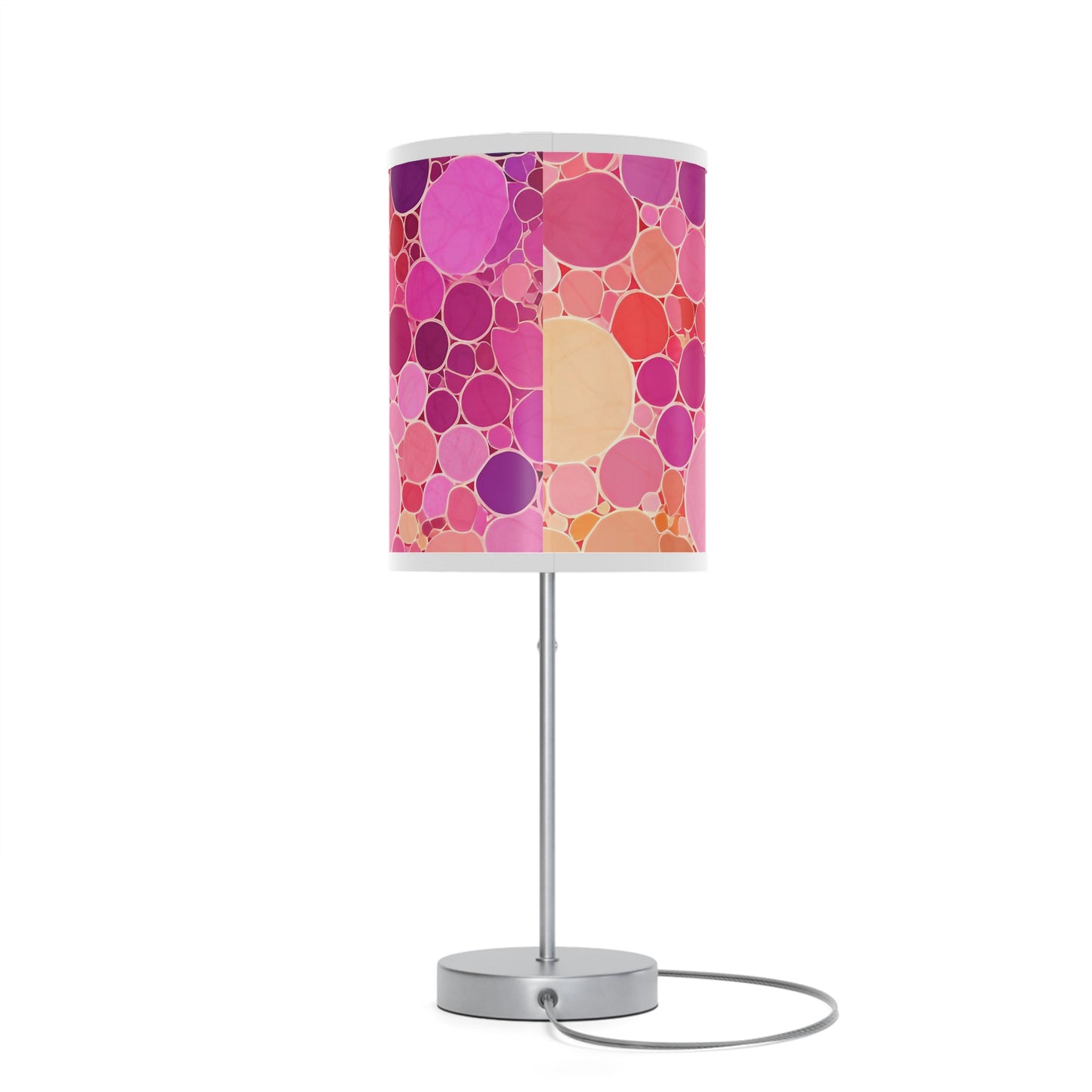 Rose. Red. Mosaic Art - Lamp